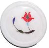 Picture of Handicrafts White Marble Tea/Coffee/Cocktail Coaster Round with Inlay Work Set of 6 pcs for Drinks Hot & Cold, Table Decorative Cocktail Coaster