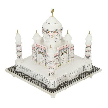 Picture of Marble Taj Mahal Showpiece, 7 Inch, coloured, 1 Piece