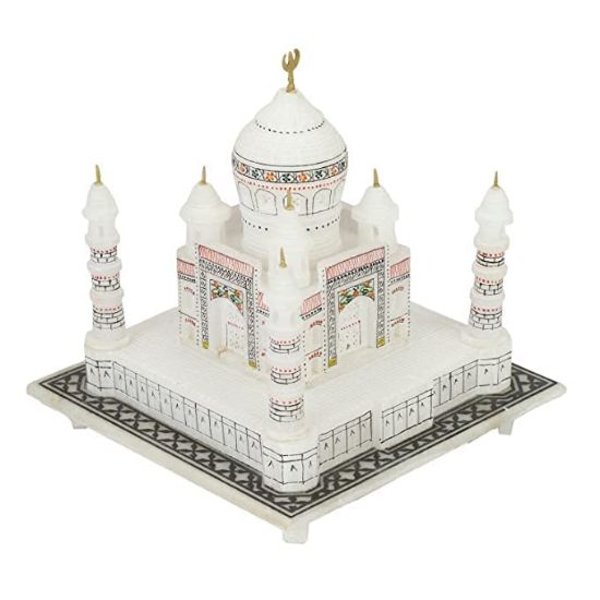 Picture of Marble Taj Mahal Showpiece, 7 Inch, coloured, 1 Piece
