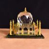 Picture of Gold Glass,Crystal Taj Mahal Crystal, For Home Decoration Gifted 100  mm one piece 