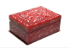 Picture of Standing red Marble Storage Box for Home and Office Size - 6 X 4