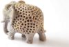 Picture of Gift Handmade Carving 3" inch Soapstone under cut Elephant, For Interior Decor