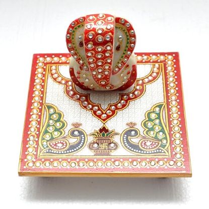 Picture of Marble Chowki Ganesh