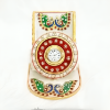 Picture of Mount WHITE MARBLE MOBILE STAND WITH CLOCK