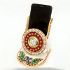 Picture of Mount WHITE MARBLE MOBILE STAND WITH CLOCK