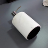 Picture of Marble Stone Bath Accessory Set -Soap Dispenser, Toothbrush Holder, Soap Dish (White) -Set of 3