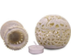 Picture of Stonport. 3.5inch u-b Ball Elephant- Soapstone Marble Round Tea Light Candle Holder