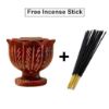 Picture of Soapstone Rose Incense Holder
