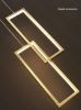 Picture of JMWYH Staircase Chandelier Modern Minimalist Staircase Chandelier Living Room Lighting Creative Restaurant Rotating Duplex Floor Lamp, Height Adjustable