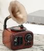 Picture of Phonograph Music Box, Vintage Retro Classical Gramophone Musical Box Table Desk Decoration