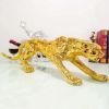 Picture of Buy ANTLANTIC CREATIO Jaguar Animal Statue Leopard Panther Jaguar Brass Showpiece Home Decor Decorative Product Table Showpiece for Home and Office Animal Figurine Golden Color Online at Low Prices in India - Amazon.in