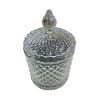 Picture of Crystal Jar Candle Crafted with Premium Black Soy Wax, Offering A Clean, Long-lasting Burn in an Elegantly Designed Small Jar, Illuminate Your Space with Elegance