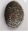 Picture of PitaraPlex Metal Wall Hanging Baberton Daisy Flower Home Décor, Brown,