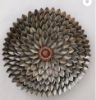 Picture of PitaraPlex Metal Wall Hanging Baberton Daisy Flower Home Décor, Brown,