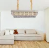 Picture of MOSQUE LEATHER LINEAR CHANDELIER