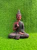 Picture of Buddha idol, 45.5 cm Big Buddha statue, Lord Buddha idol, Resin Buddha Sitting, Handmade Carved Engraved Statue Home Temple Decor