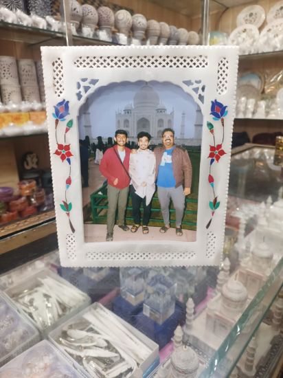 Picture of Multicolor Marble Decorative Picture Frame, For Decoration