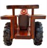 Picture of Handmade Wooden Tractor with Vibrant Finishing Toy & Homedecor