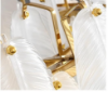Picture of Modern Ceiling Chandelier Lighting Compatible with Living Dining Room Luxury Art Decor Glass Feather Chandelier Hanging Lamp Lustre,Chandeliers
