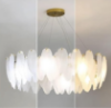 Picture of Modern Ceiling Chandelier Lighting Compatible with Living Dining Room Luxury Art Decor Glass Feather Chandelier Hanging Lamp Lustre,Chandeliers