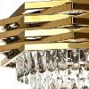 Picture of LED Glass Hanging Chandelier, Gold, Modern