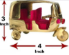 Picture of  home decor items handcrafted brass auto rickshaw, decorative items for home decor