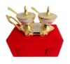 Picture of CRAFTING YOUR CURIOSITY Silver and Gold Plated Table Decor Trolley Set Mouth Freshener Best for Gifting, Return Gift, Diwali, New Year