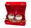Picture of CRAFTING YOUR CURIOSITY Silver and Gold Plated Table Decor Trolley Set Mouth Freshener Best for Gifting, Return Gift, Diwali, New Year