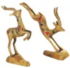 Picture of Brass Deer Pair Running Statue