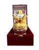 Picture of Gold-Silver Plated Pooja Kalash with Coconut, Leaves and Royal Velvet Box Poojan Home, Temple Wedding Gift