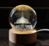 Picture of 3D Crystal Ball Lamps for Bedroom 3D Lamps for Home Decoration 3D Crystal Ball Night Light Gifts for Women Gifts for Men Room Decor Items for Bedroom for Friend and Family