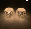 Picture of Glass tealight Mosaic Glass Candle Holder For Home Décor (Pack Of 2) Glass Tealight Holder Set  (Multicolor, Pack of 2)