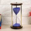 Picture of Nautical Vintage Style Brass and Wood Purple Sand Timer Sand Glass Hour Glass